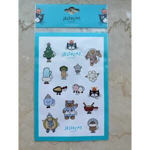 NWT jellycat official 2025 winter sticker Limited EDITION VHTF
